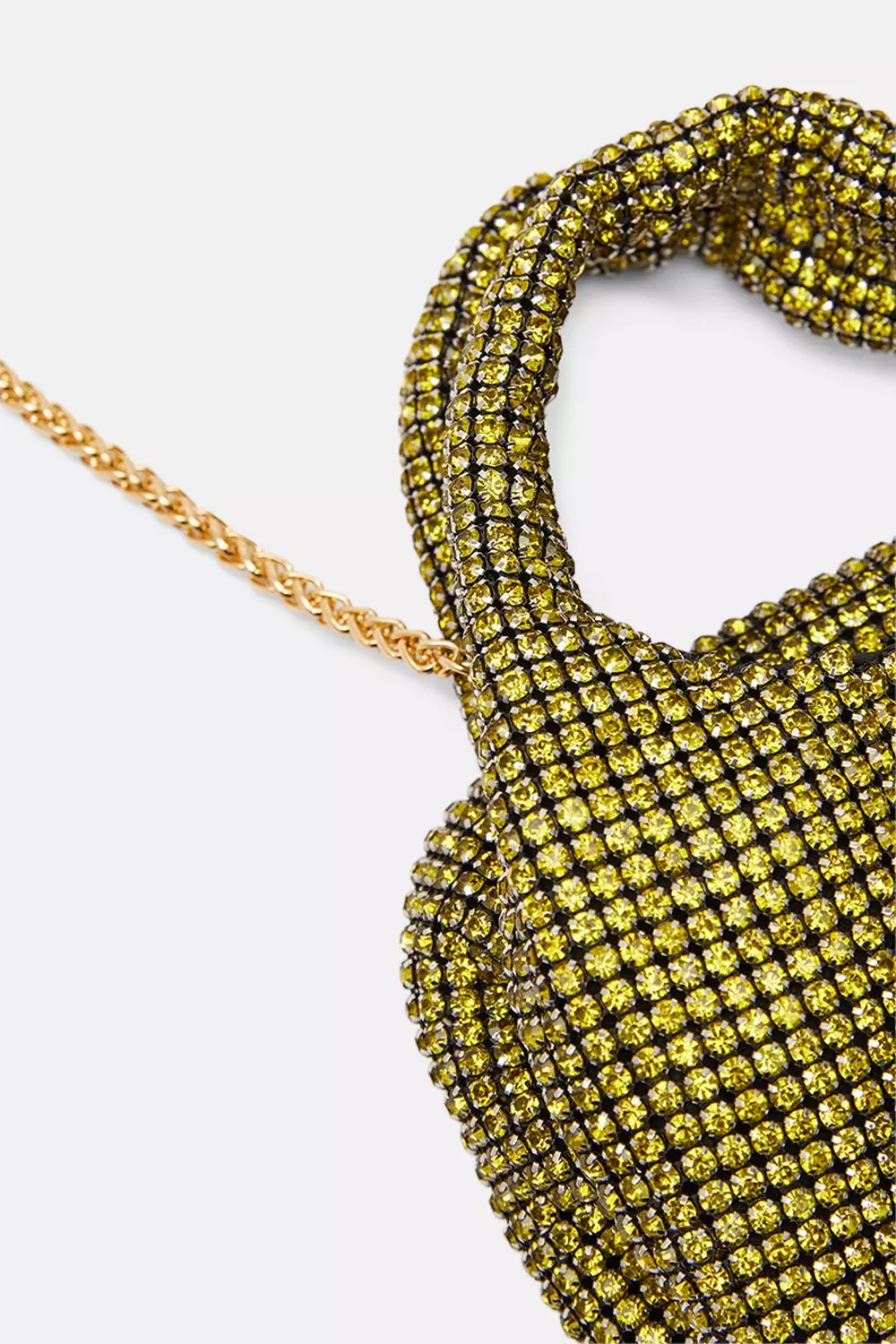 Premium Crystal Embellished Slouchy Bucket Bag Karen Millen